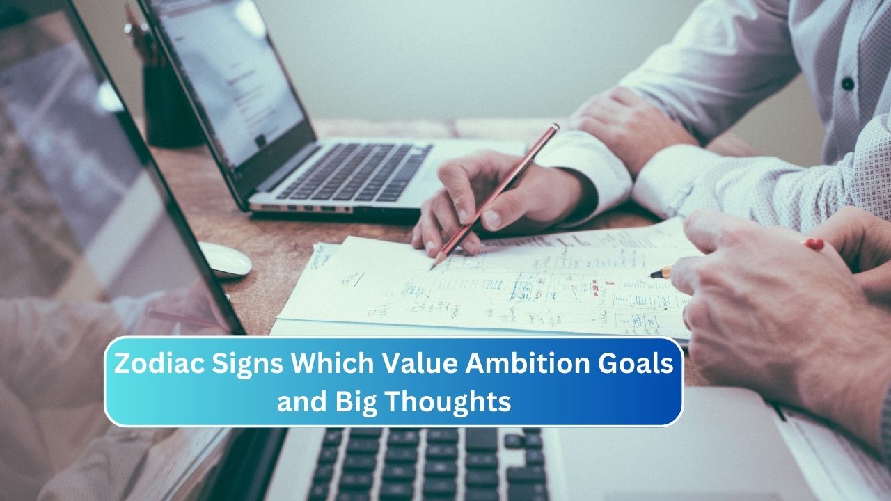 Zodiac Signs Which Value Ambition Goals and Big Thoughts